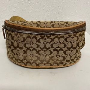 Coach Signature Fanny Pack/Cross Body Purse